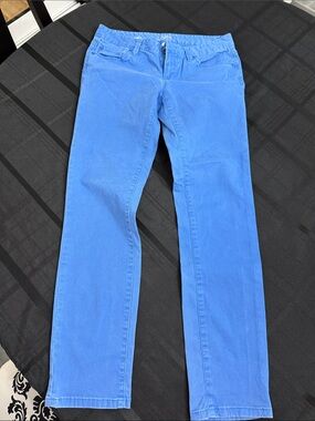 LOFT Bright Blue Skinny Pants